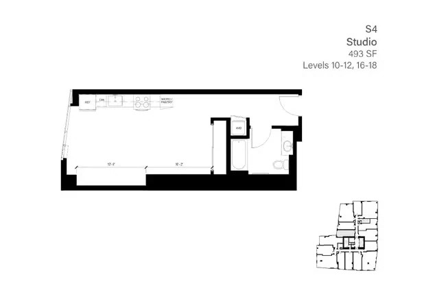 S4 Studio 1911 floor plan